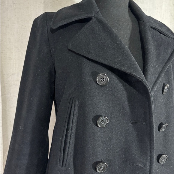 J. Crew Women's Black Peacoat - Picture 5 of 11